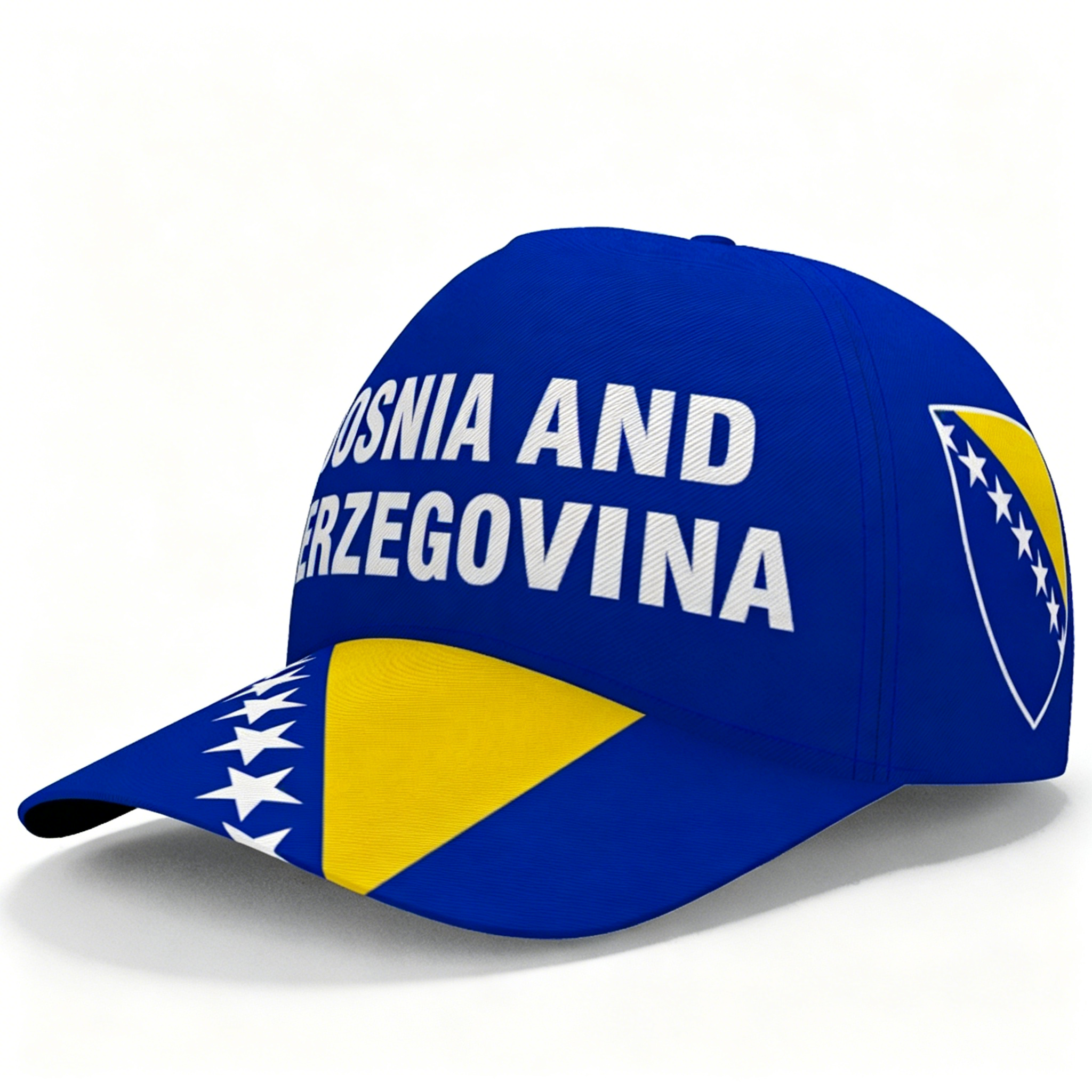 Hat Snapback Cap - Bosnia and Herzegovina Letter Printed Baseball