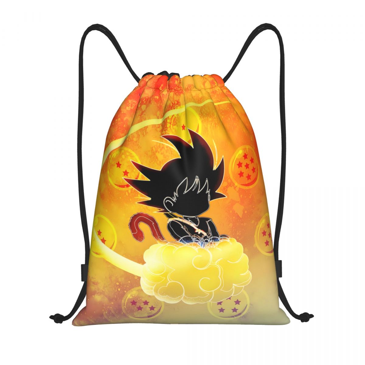 Men'S Accessories Travel Bag - Custom DBZ G-Gokues Cartoon Drawstring Backpack