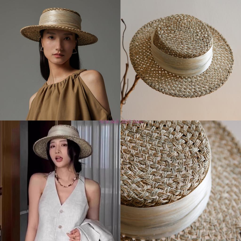 Men'S Victorian Accessories - 49ME Natural Paper Straw Victorian Hat