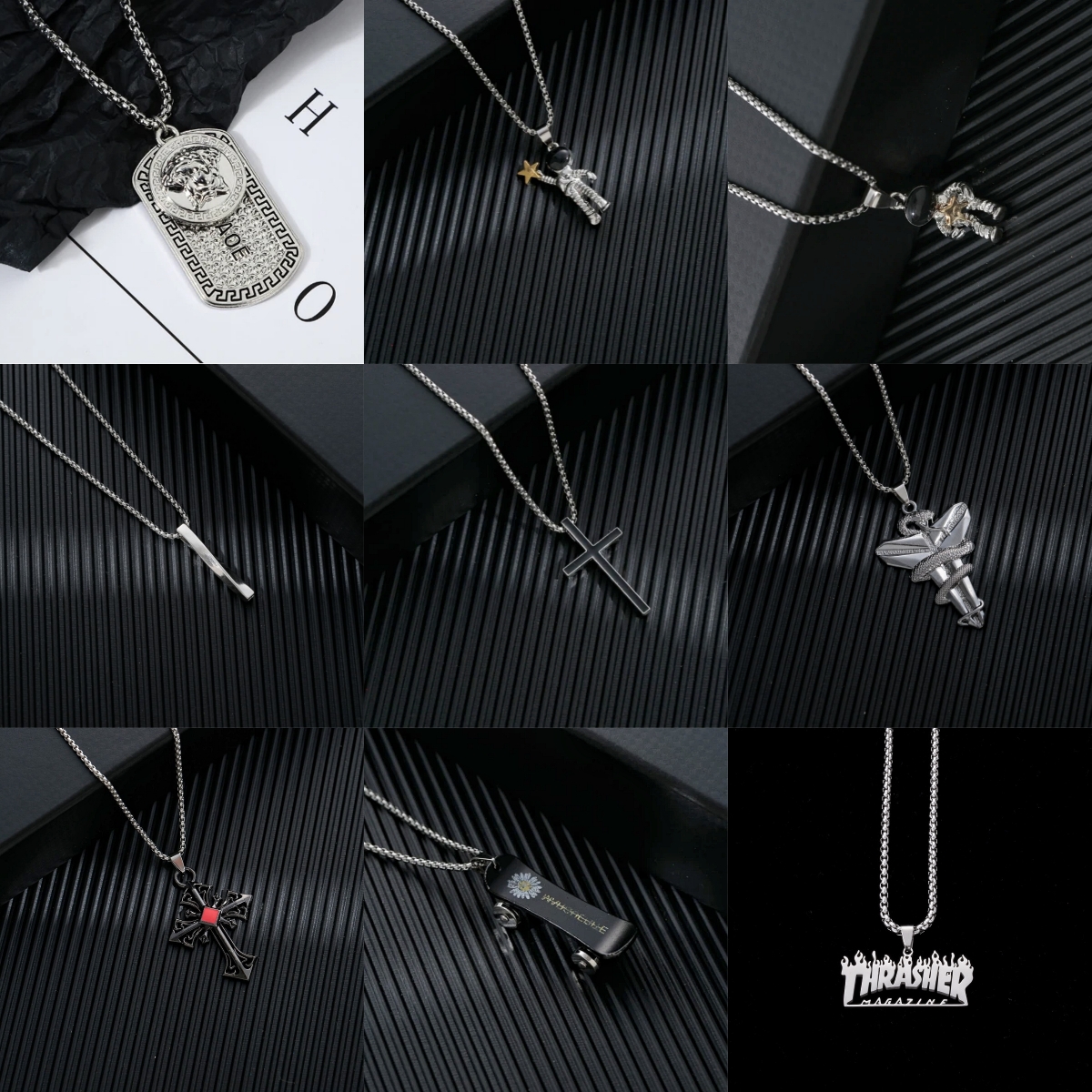 Men'S Accessories Instagram - Stylish, High-End Hip-Hop Long Necklace for
