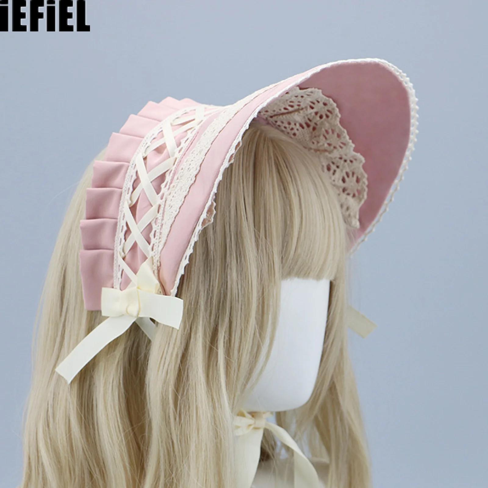 Men'S Victorian Accessories - Colonial Head Wear Victorian Lace Bonnet