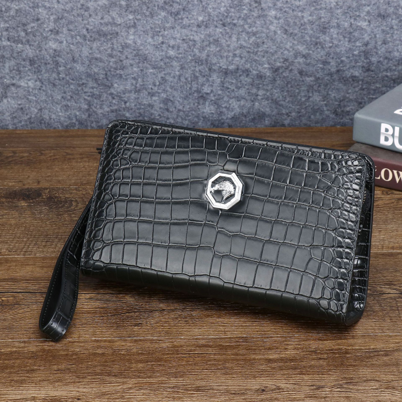 Men'S Accessories Wallet - Men's Genuine Leather Clutch Bag English