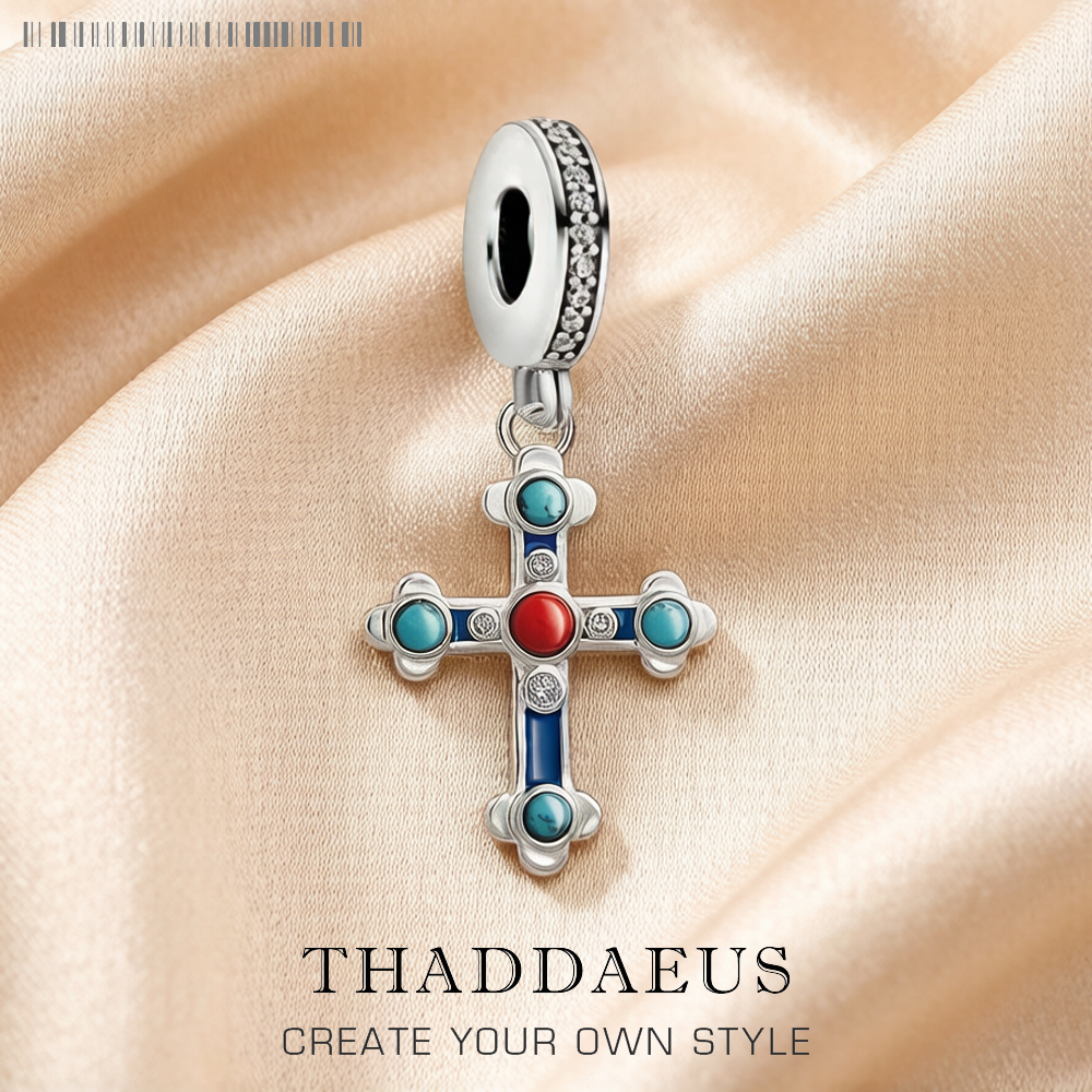 Men'S Victorian Accessories - Ethnic Cross Pendant Charm Victorian Period