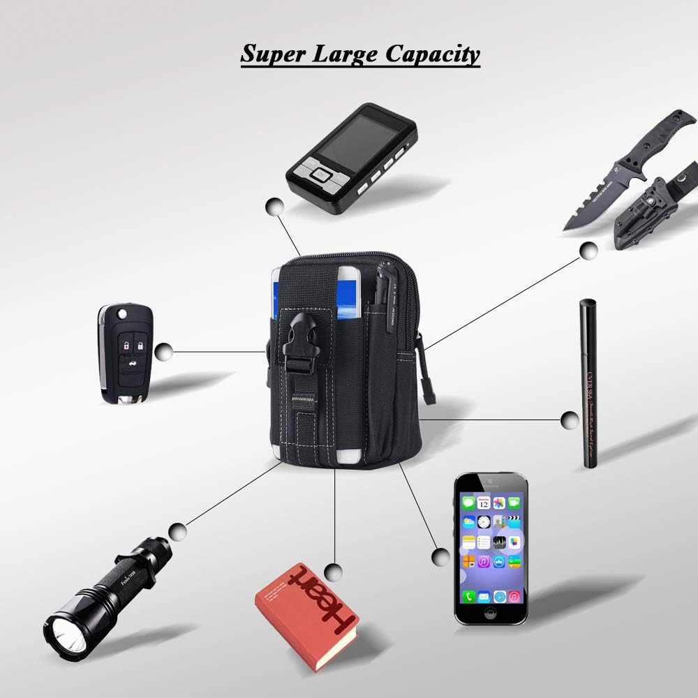 Tactical Molle Belt Pouch Mili - Men'S Accessories Pouch ulasan dan harga