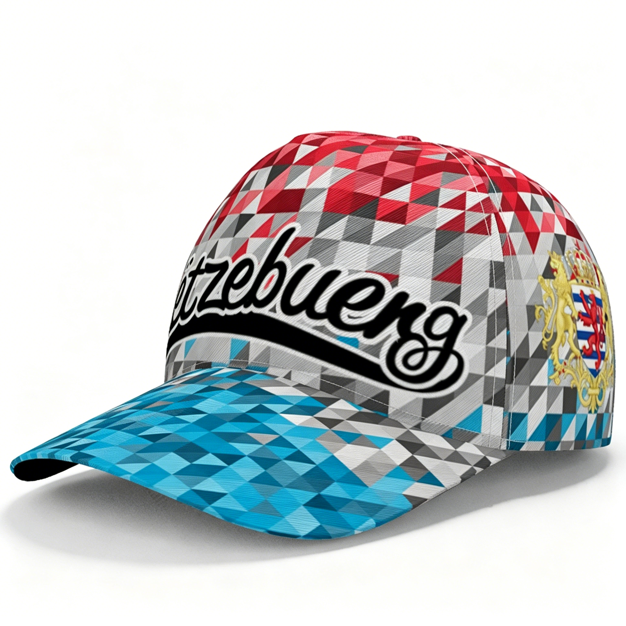 Luxembourg Lëtzebuerg Color Bl - Hat Snapback Cap ulasan dan harga