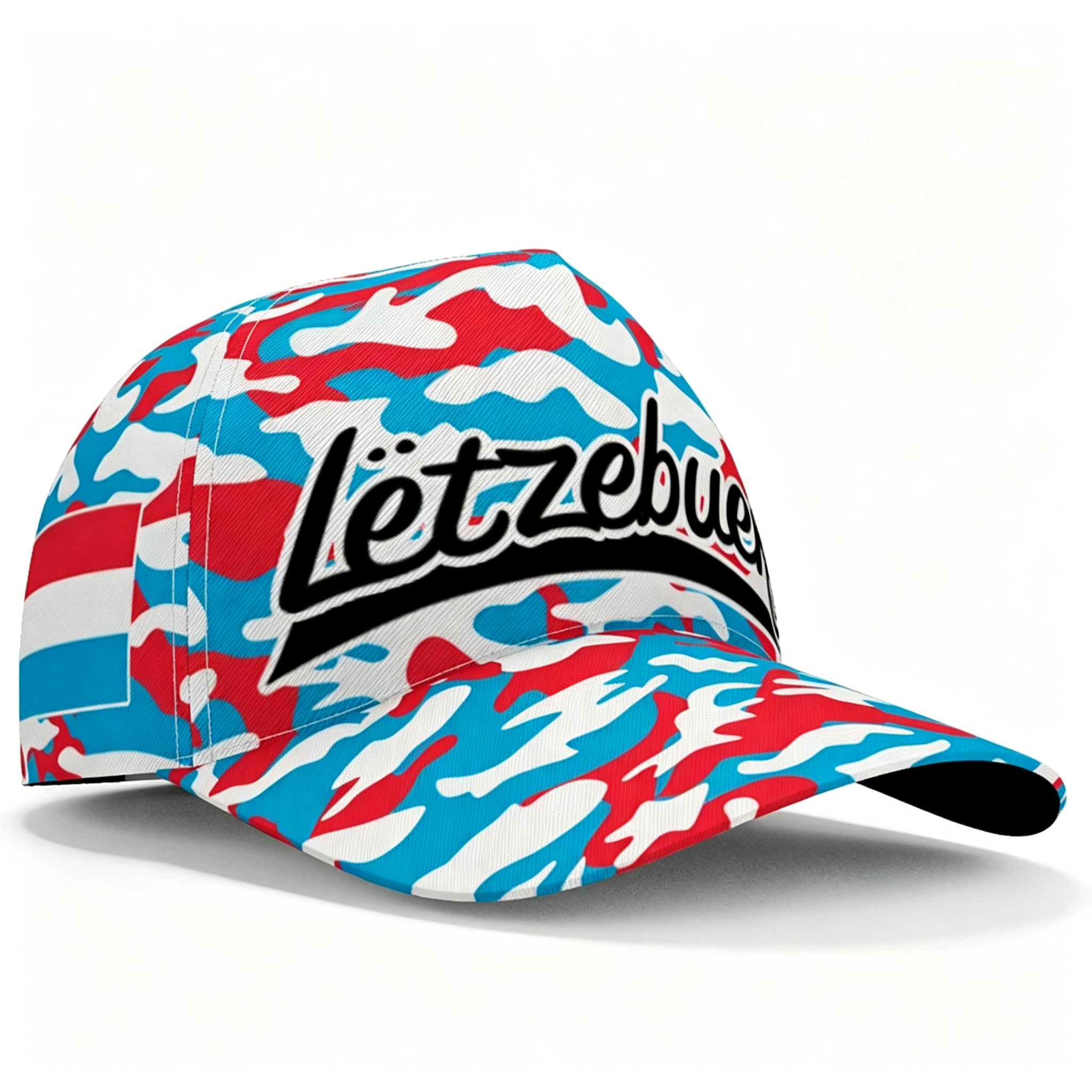 Luxembourg Lëtzebuerg Color Bl - Hat Snapback Cap ulasan dan harga