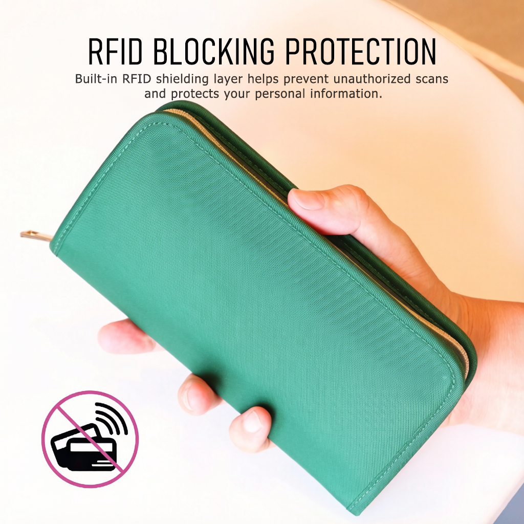 RFID Blocking Passport Holder  - Men'S Accessories Wallet ulasan dan harga