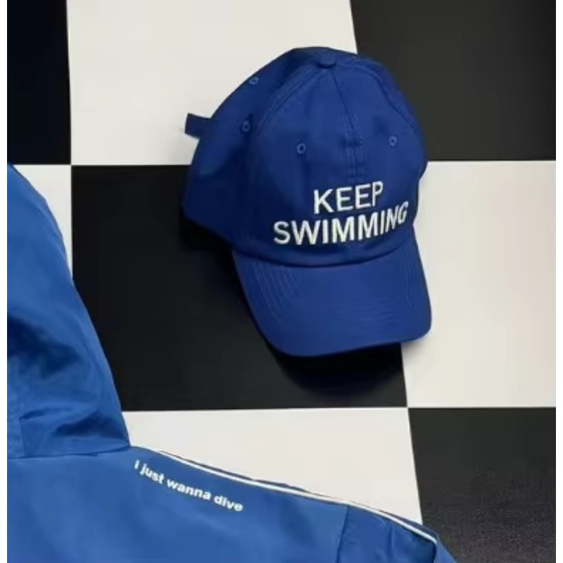 2026 Trendy keep Swimming New  - Hat Snapback Cap ulasan dan harga