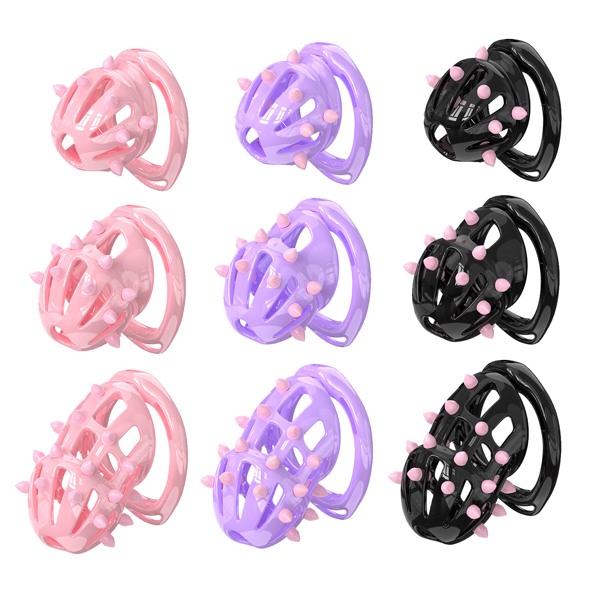 Chastity Cage with 4 Size Ring - Men Accessories Ring ulasan dan harga