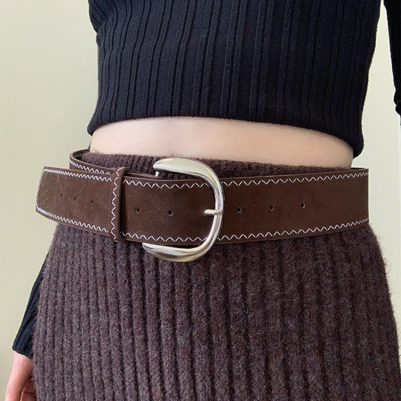 Vintage Suede Belt Brown Insta - Men'S Accessories Instagram ulasan dan harga
