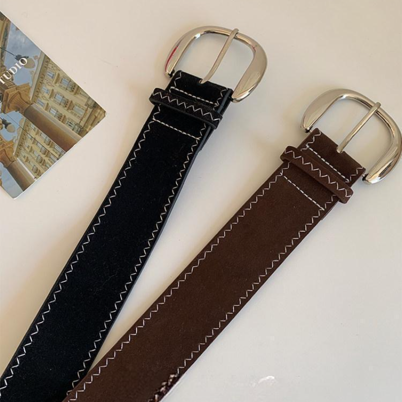 Vintage Suede Belt Brown Insta - Men'S Accessories Instagram ulasan dan harga
