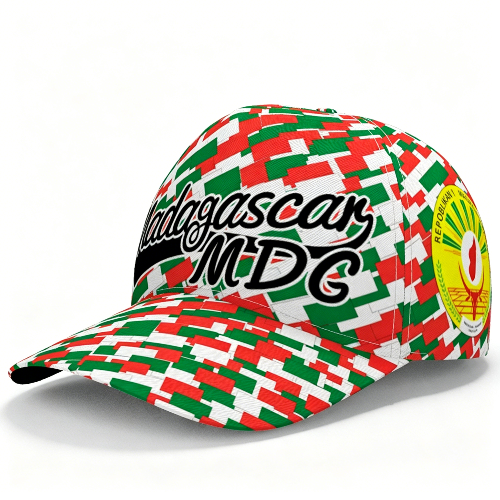 Madagascar Flag Color Block Ba - Hat Snapback Cap ulasan dan harga