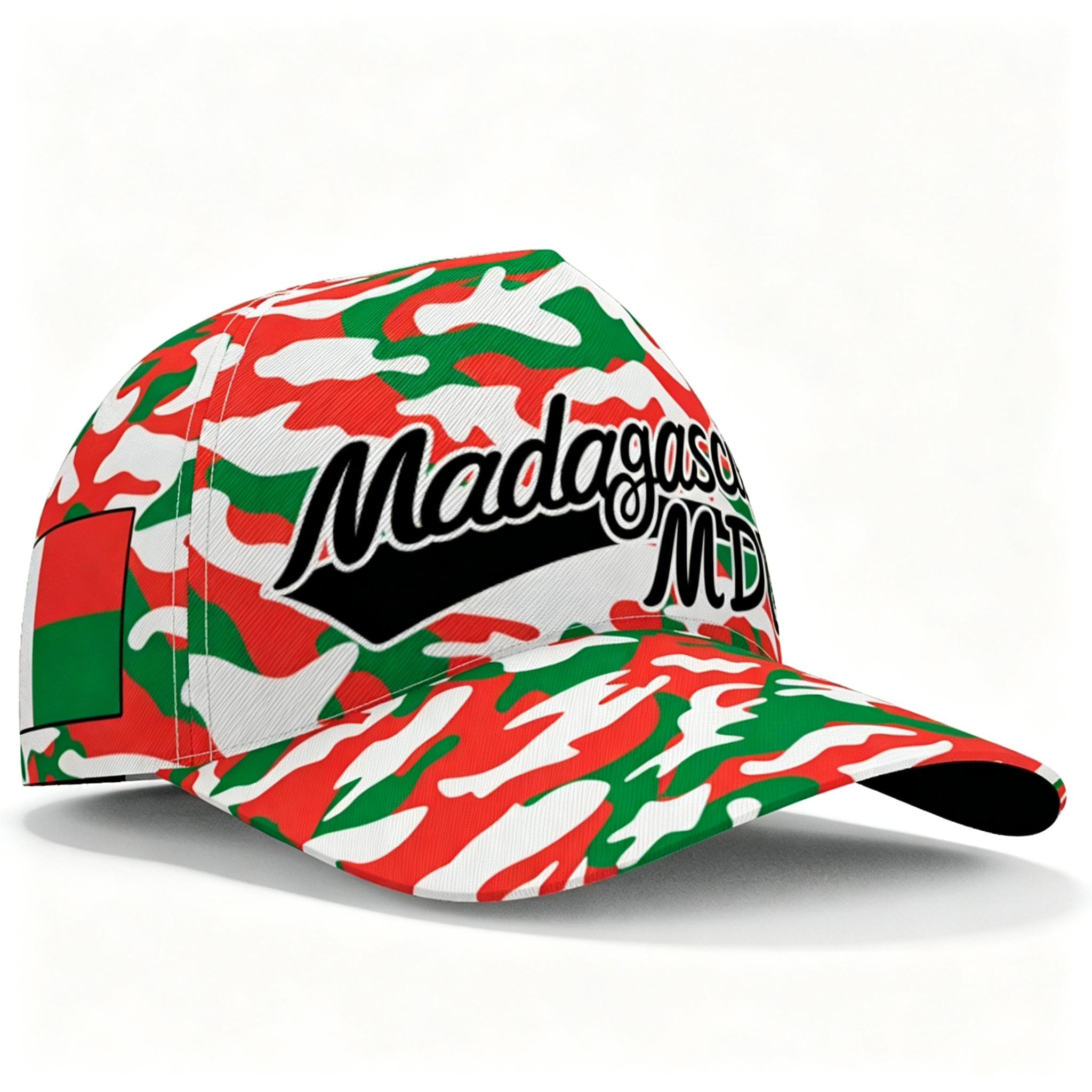 Madagascar Flag Color Block Ba - Hat Snapback Cap ulasan dan harga