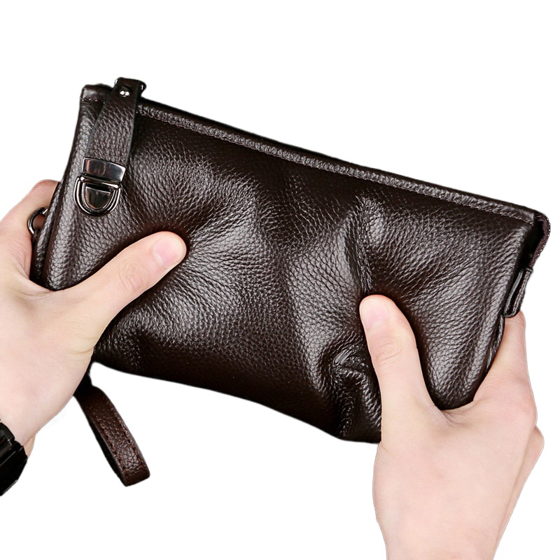 2025 Hand Bag Men Real Cowhide - Men'S Accessories Wallet ulasan dan harga