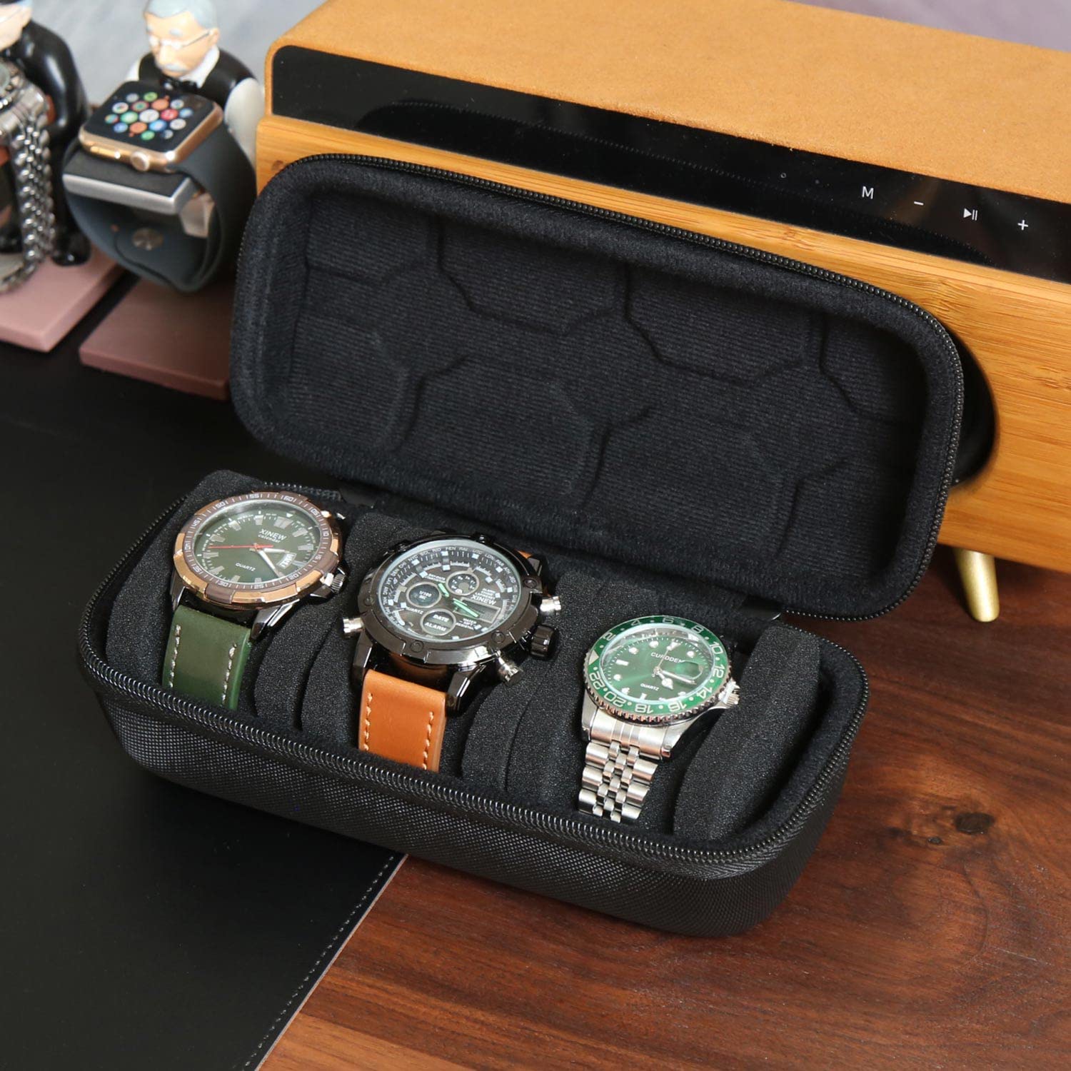 Watch Box Organizer For Men or - Men'S Accessories Rack ulasan dan harga