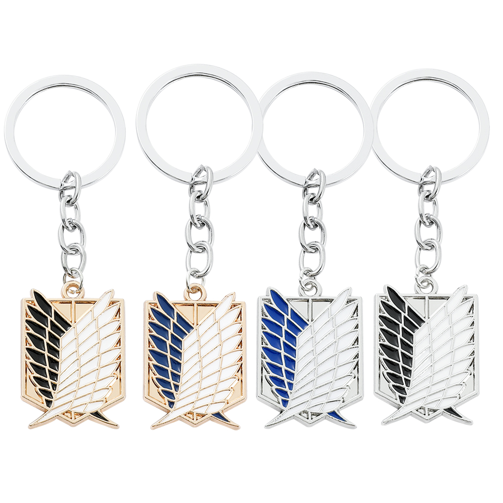 Anime Attack on Titan Enamel B - Men Keychain Accessories ulasan dan harga