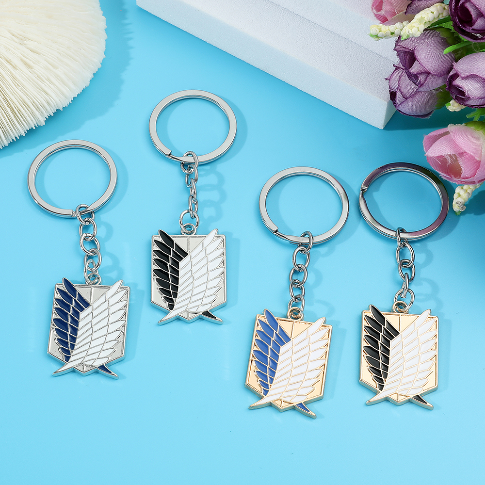 Anime Attack on Titan Enamel B - Men Keychain Accessories ulasan dan harga