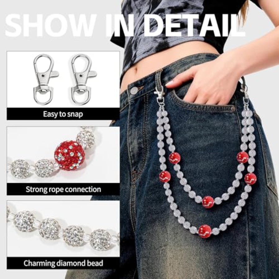 Wallet Chains for Men Layered  - Men'S Accessories Wallet ulasan dan harga