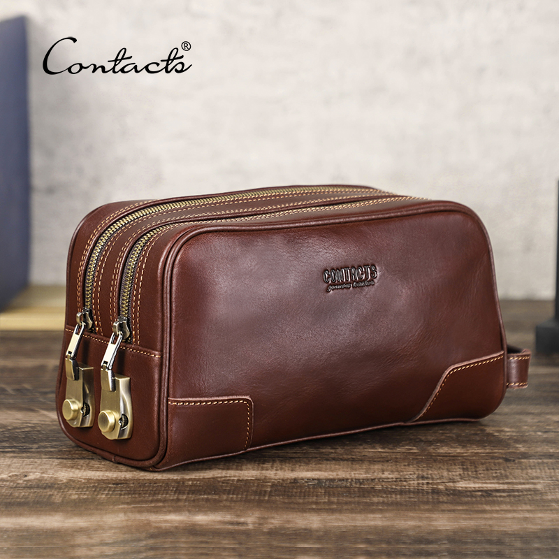 CONTACT'S Genuine Leather Clut - Men'S Accessories Wallet ulasan dan harga