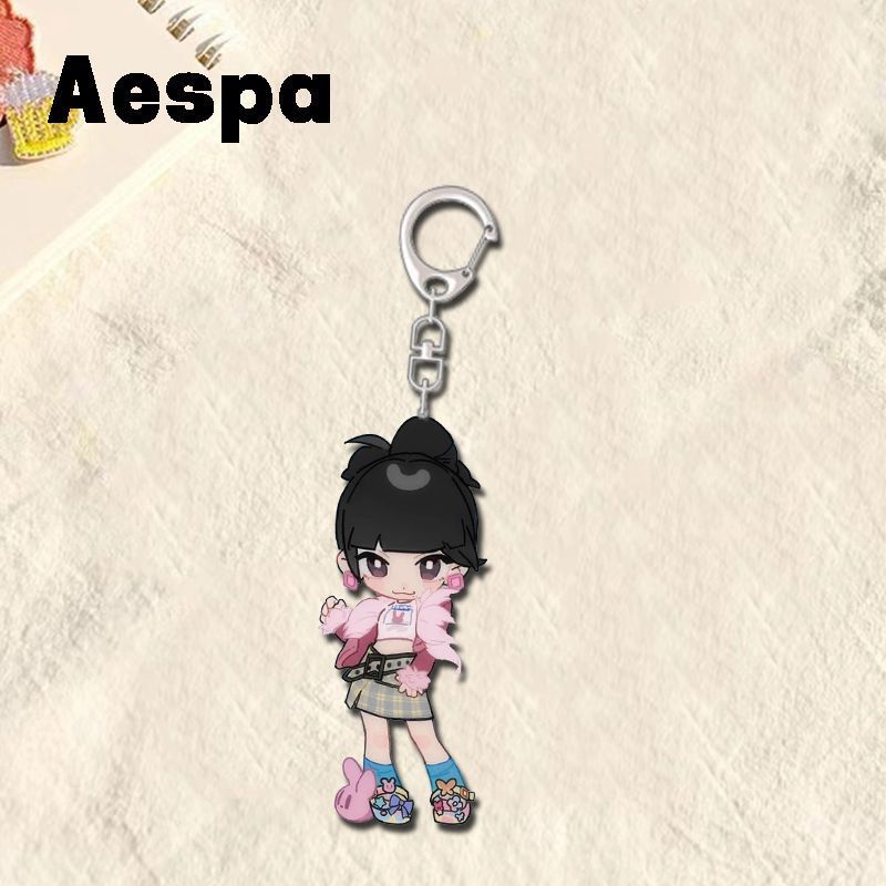 4 Pcs Aespas Q Version Transpa - Men Keychain Accessories ulasan dan harga