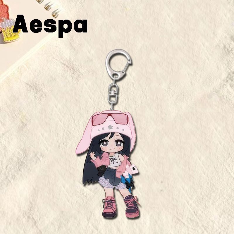 4 Pcs Aespas Q Version Transpa - Men Keychain Accessories ulasan dan harga