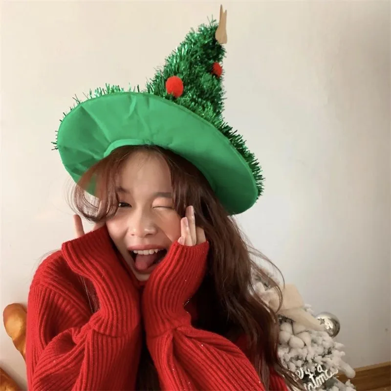 Christmas Hat with Small Tree  - Men Accessories Photos ulasan dan harga