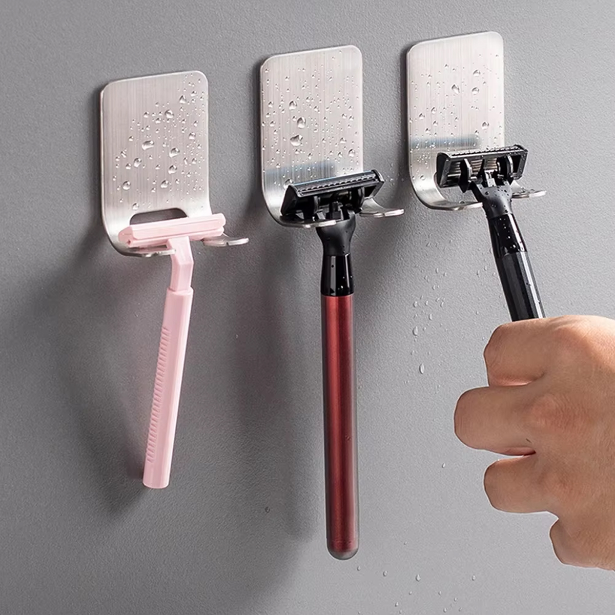 Stainless steel Razor Holder m - Men'S Accessories Rack ulasan dan harga