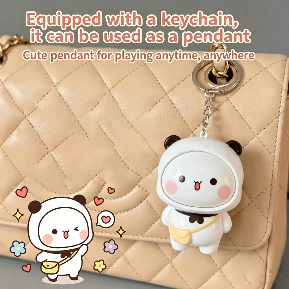 Cute Yier Bubu Face-Changing D - Men Keychain Accessories ulasan dan harga