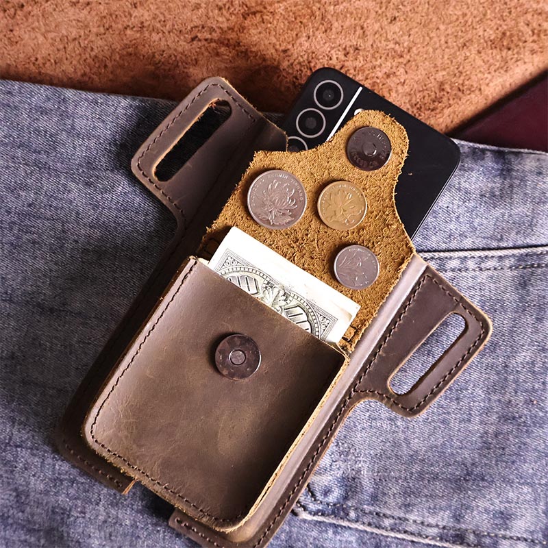 1pcVintage top-grade cowhide f - Men'S Accessories Wallet ulasan dan harga