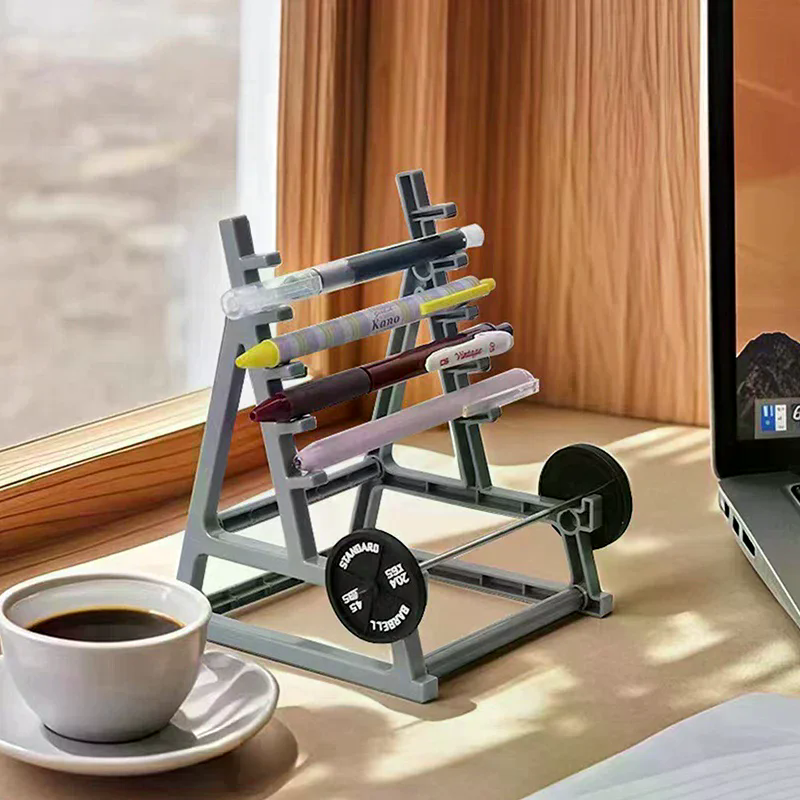 Creative Desktop Barbell Rack  - Men'S Accessories Rack ulasan dan harga