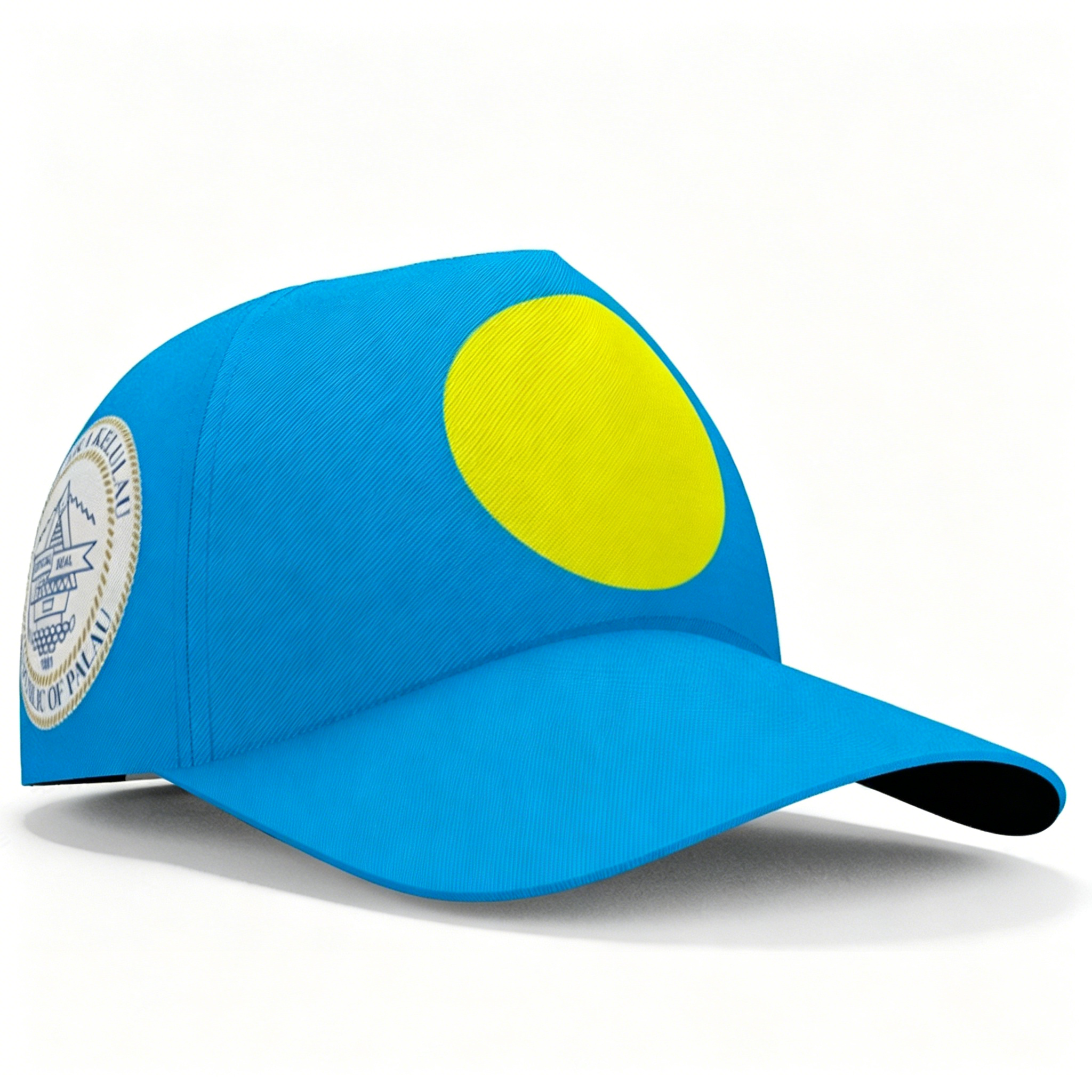 Palau Flag Solid Base Yellow C - Hat Snapback Cap ulasan dan harga