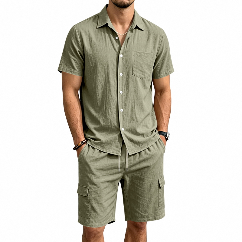 Men Summer American Linen Two  - Men'S Accessories Pouch ulasan dan harga