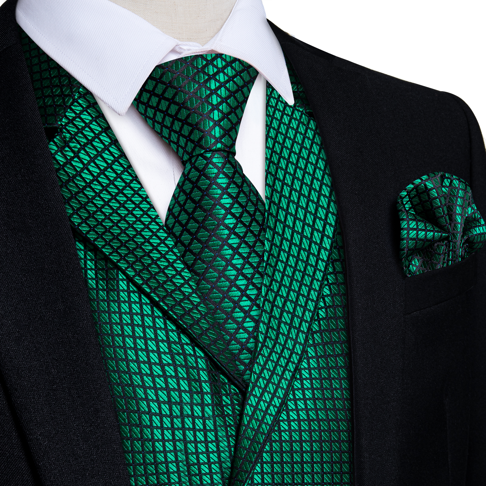 Victorian Vest Tie Set Green P - Men'S Victorian Accessories ulasan dan harga