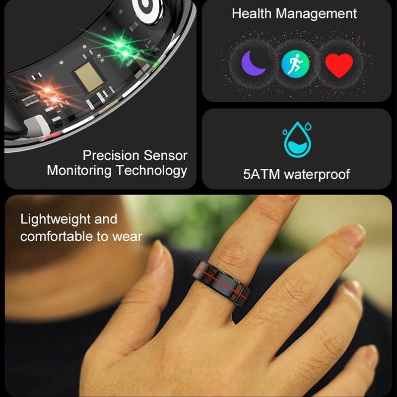 R04 Smart Ring Men Women Healt - Men Accessories Ring ulasan dan harga