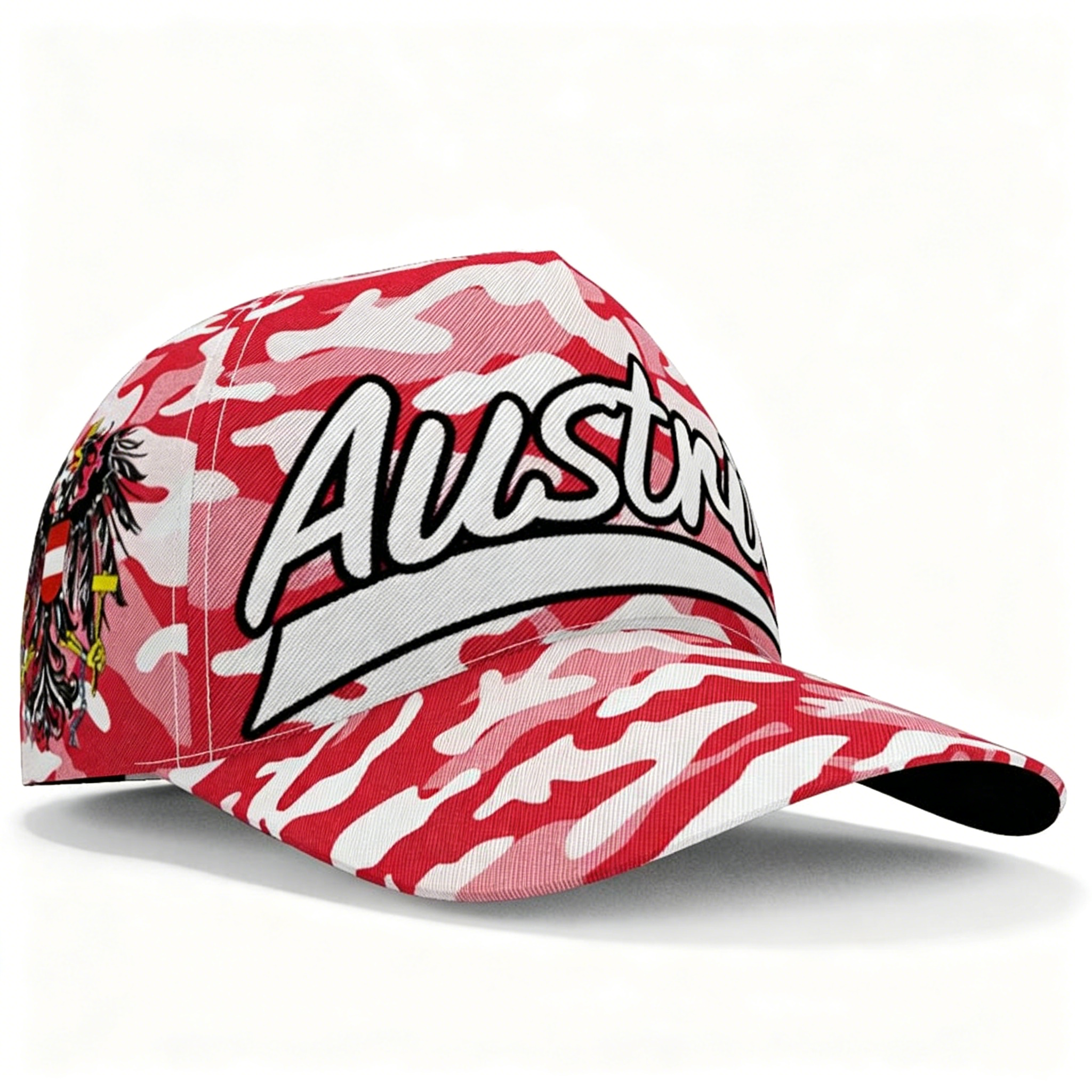 Austrian National Flag Printed - Hat Snapback Cap ulasan dan harga