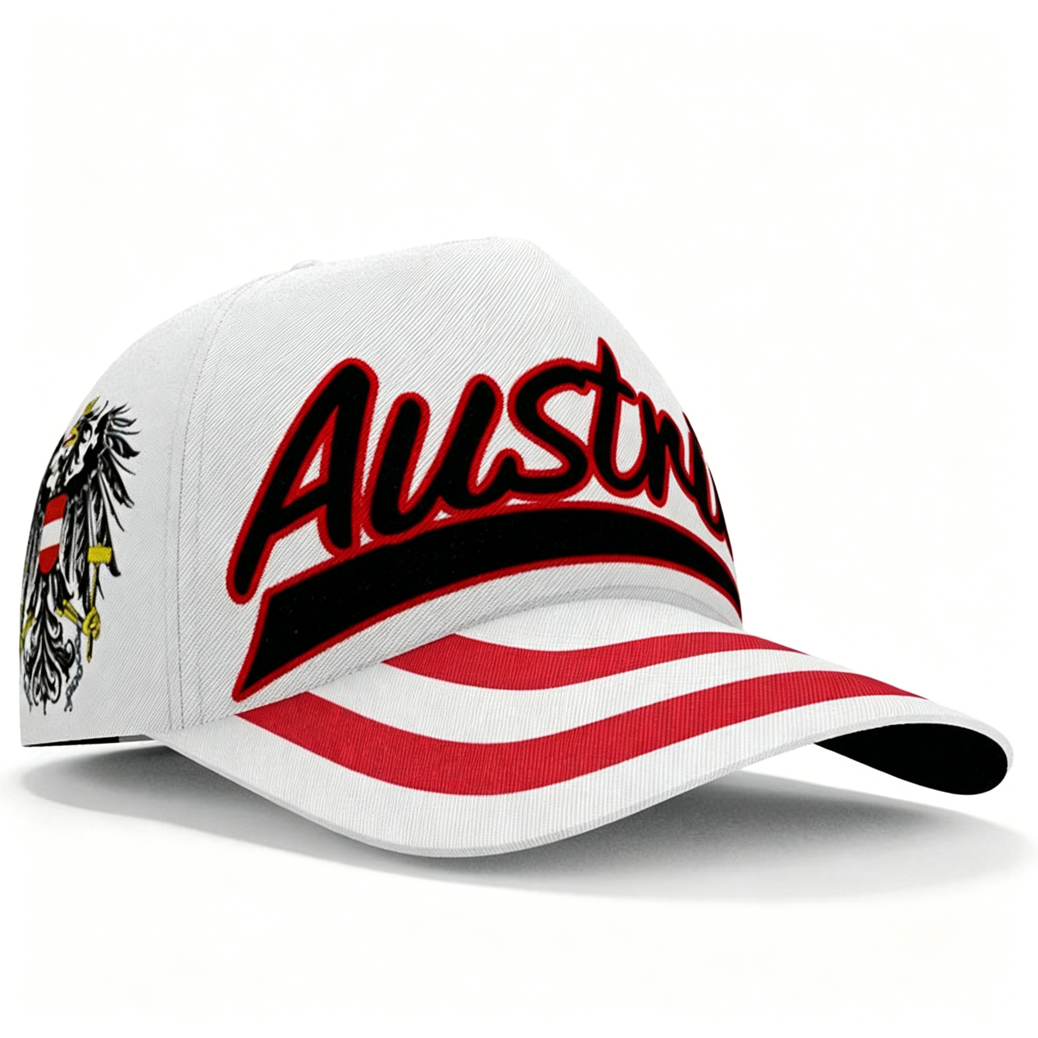 Austrian National Flag Printed - Hat Snapback Cap ulasan dan harga