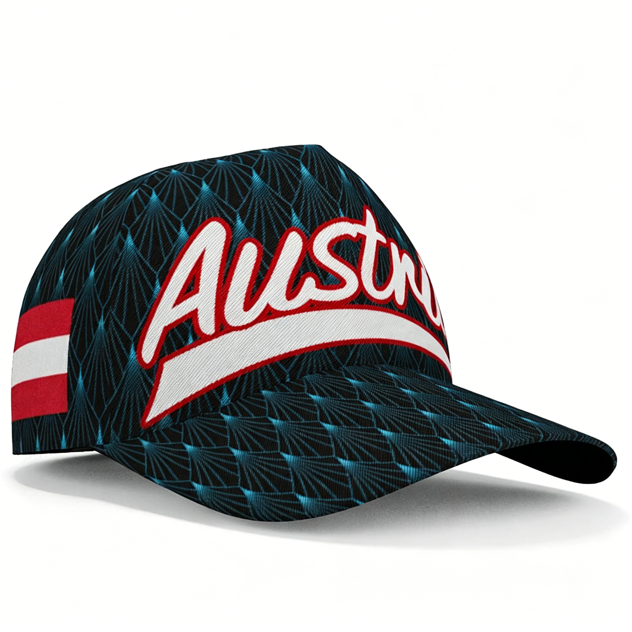 Austrian National Flag Printed - Hat Snapback Cap ulasan dan harga